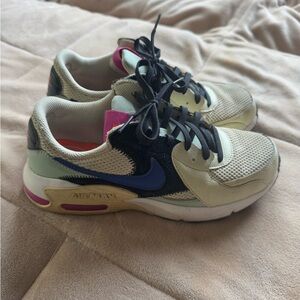 Nike Women's Air Max Sneakers - Cream and Black